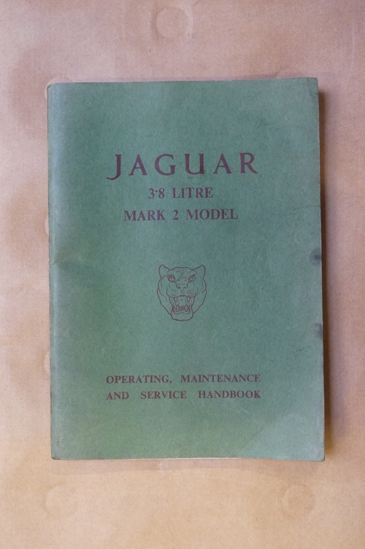 Handleiding Jaguar MK II 3.8 te koop