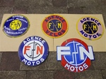 emailleborden moto auto olie benzine banden enamel oldtimer te koop