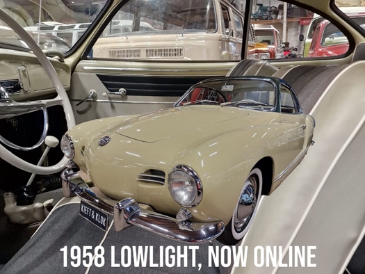 1958 Volkswagen Karmann Ghia lowlight oldtimer te koop