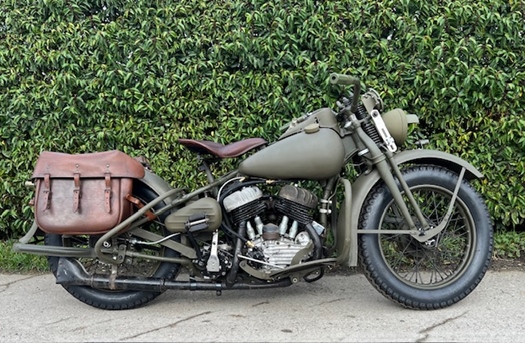 1943 Harley-Davidson 43WLC oldtimer motorfiets te koop