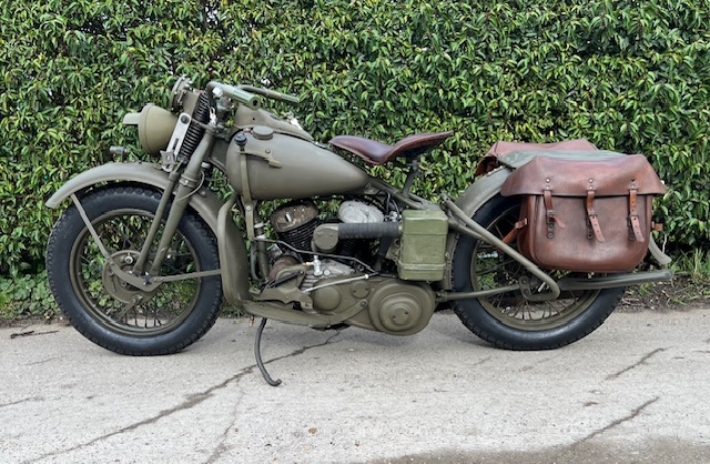 1943 Harley-Davidson 43WLC oldtimer motorfiets te koop