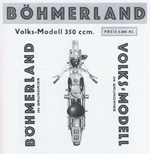 1936 Böhmerland Volksmodel oldtimer motorfiets te koop