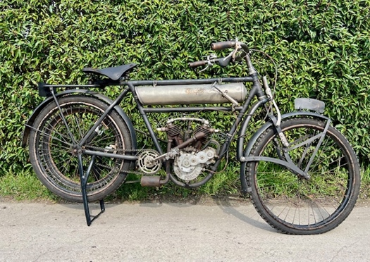 1913 Peugeot Légère 380cc vooroorlogse oldtimer motorfiets te koop