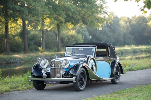 1938 Alvis Speed 25 Charlesworth DHC  vooroorlogse oldtimer te koop