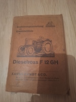 1958 Fendt Dieselross f17 oldtimer tractor te koop