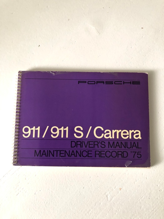 Porsche 911 / S / CARRERA  Drivers Manual te koop
