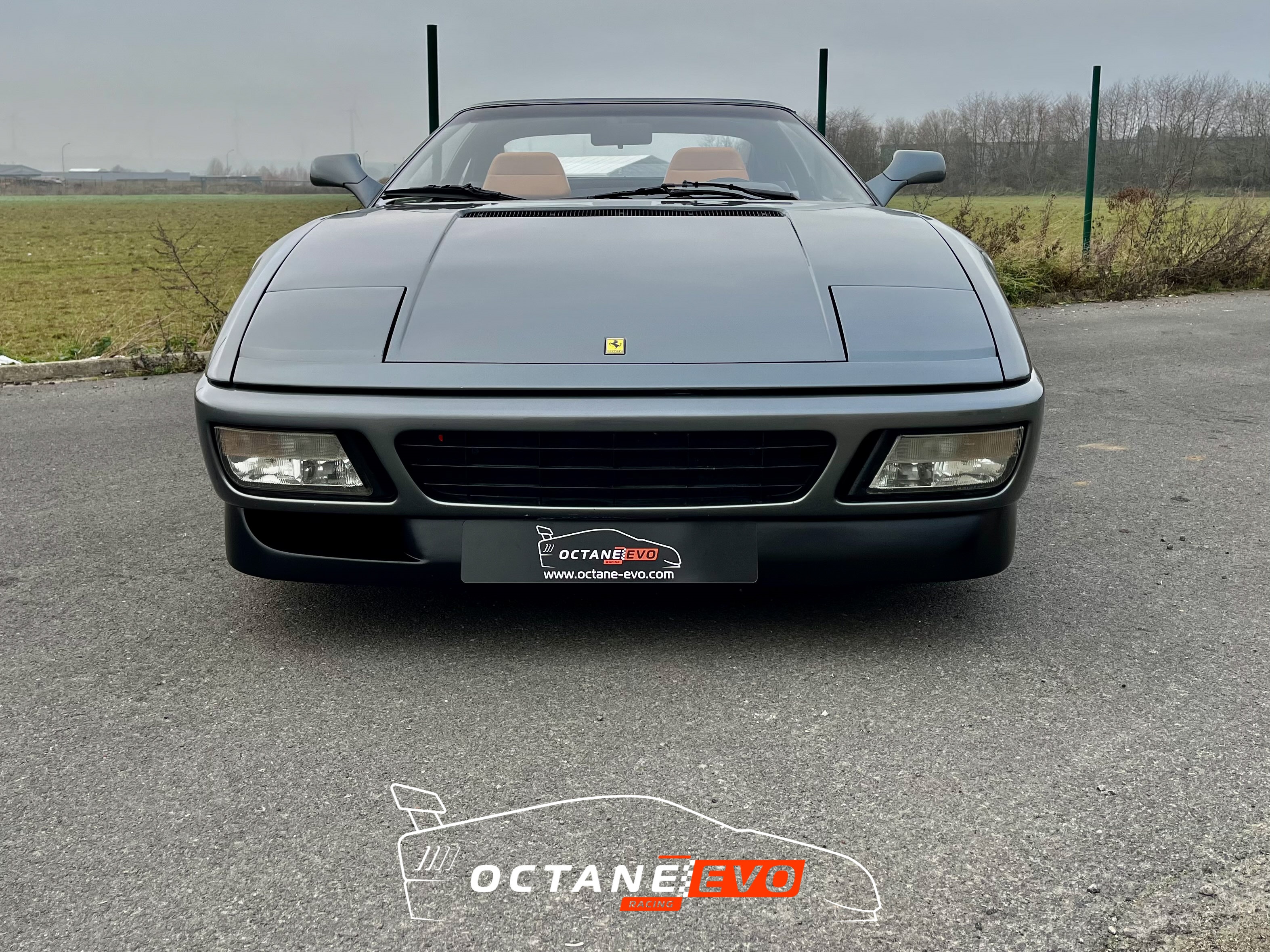 1991 Ferrari 348 TS grigio mettalizzato oldtimer te koop