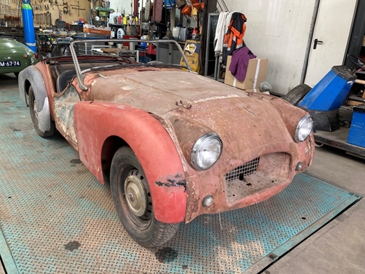 1955 Triumph TR2 Rob Slotemaker oldtimer te koop