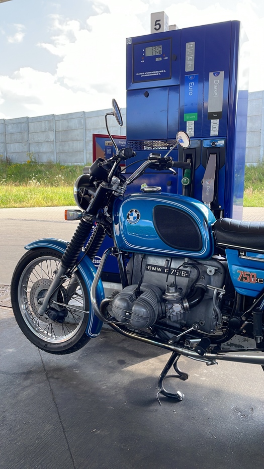1974 BMW R75/6 oldtimer motorfiets te koop