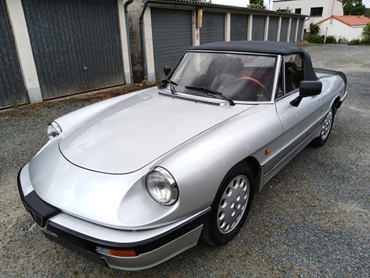 1987 Alfa Romeo Spider Quadrifoglio Verde oldtimer te koop