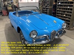 1963 Alfa Romeo Giulietta spider Blue oldtimer te koop