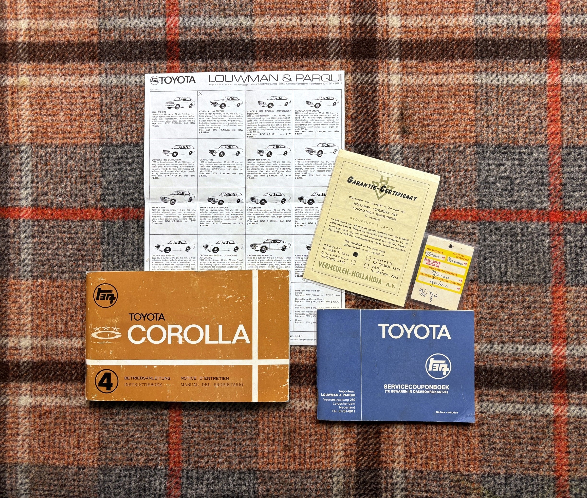 1971 Toyota Corolla 1200 zeer origineel oldtimer te koop
