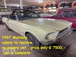 1967 Ford Mustang Cabrio oldtimer te koop