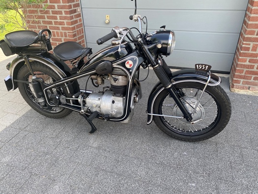 1953 EMW R35 oldtimer motorfiets te koop