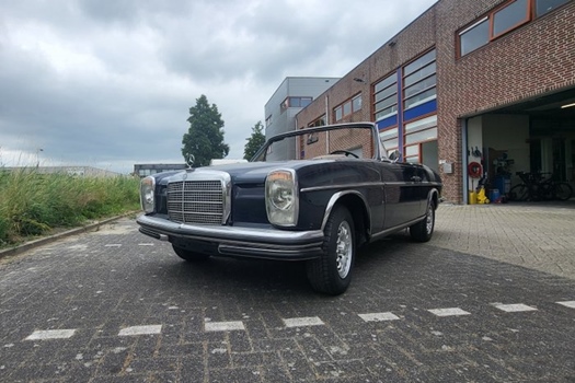 1970 Mercedes W114 Bähr Cabriolet oldtimer te koop