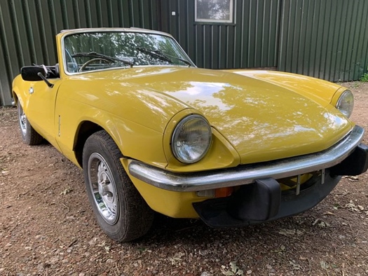 1976 Triumph Spitfire 1500 MK4 Overdrive PRICE oldtimer te koop
