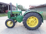 1938 John Deere D Unstyled on rubber oldtimer tractor te koop