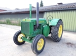1938 John Deere D Unstyled on rubber oldtimer tractor te koop