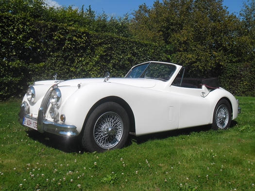 1955 Jaguar xk 140 dhc oldtimer te koop