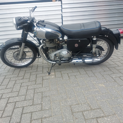 1956 AJS oldtimer motorfiets te koop