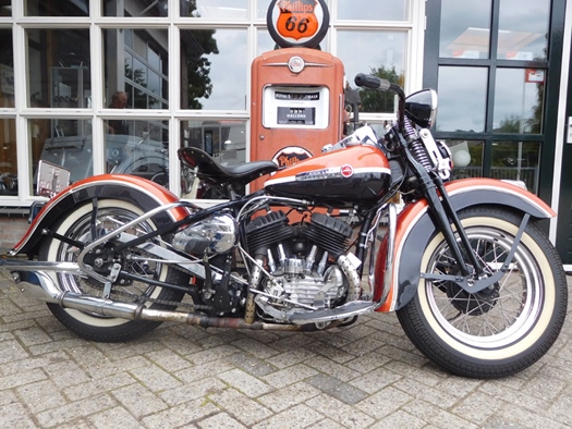 1947 Harley-Davidson wl 750 oldtimer motorfiets te koop