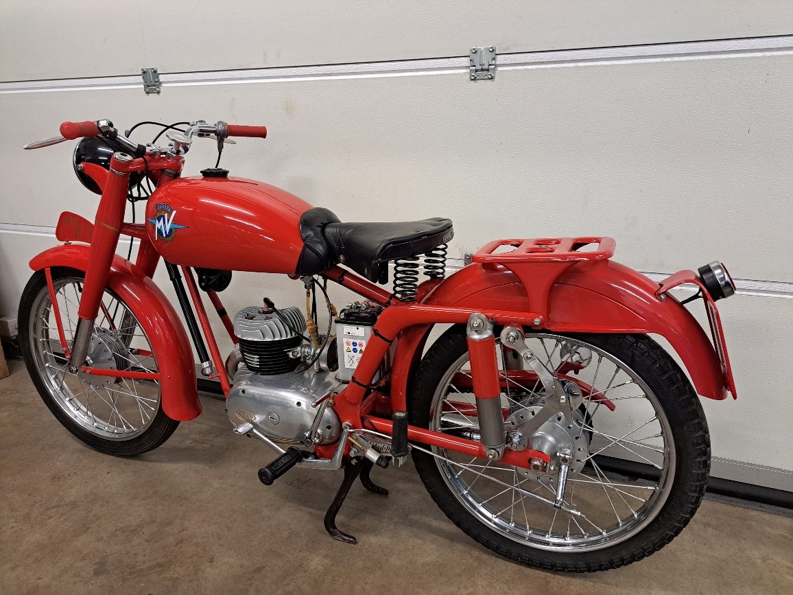 1952 MV Agusta 125 Turismo oldtimer motorfiets te koop