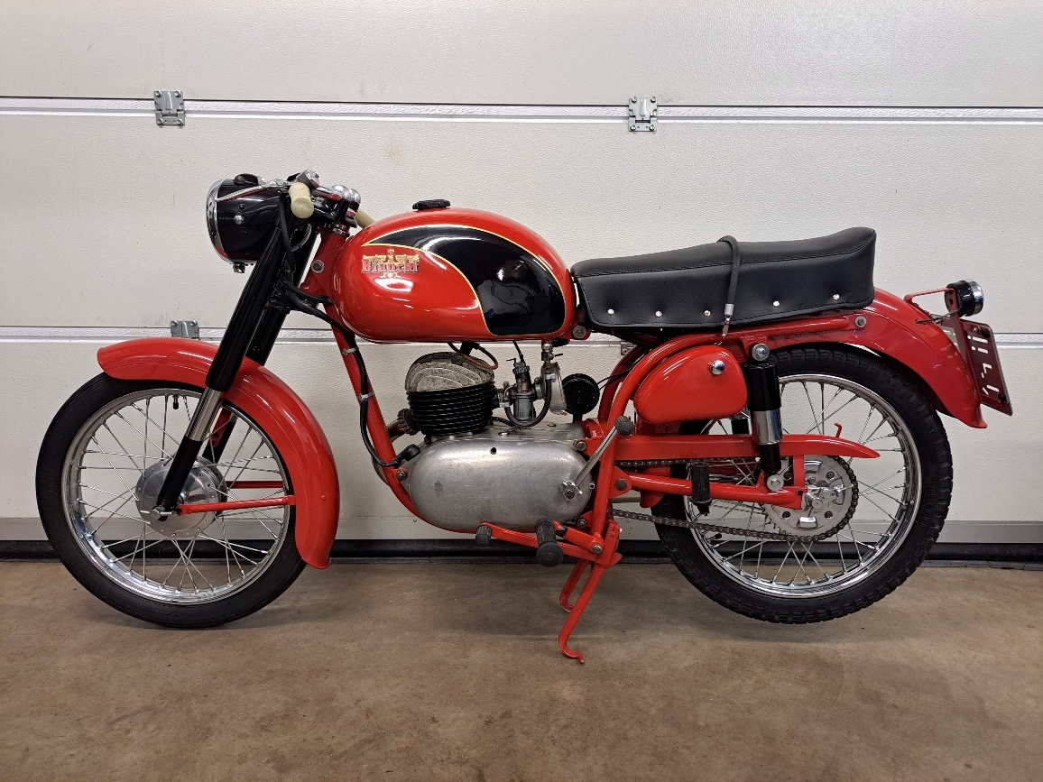1958 Bianchi Mendola 125 oldtimer motorfiets te koop