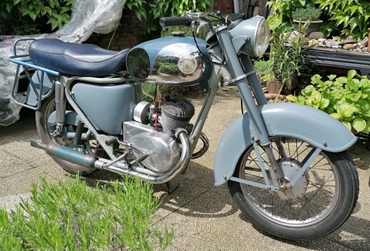 1957 Automoto 125 ls4 oldtimer motorfiets te koop
