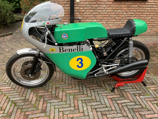 1971 Benelli classicracer oldtimer motorfiets te koop