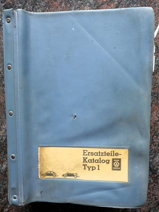 Originele Volkswagen VW typ 1 Ersatzteile katalog  te koop