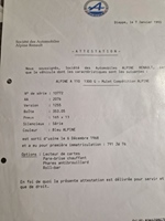 1968 Alpine A110 G Berlinette  oldtimer te koop