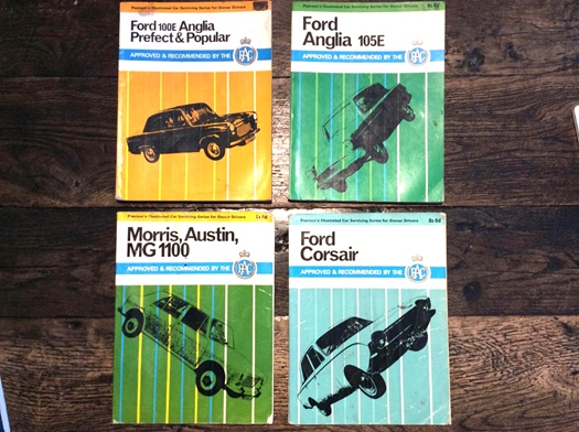 Werkplaats handboeken Ford en Morris te koop