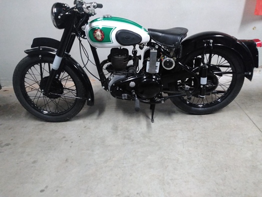 1956 BSA C11  oldtimer motorfiets te koop