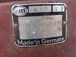 Oranje zwaailicht Hella KL7  6 Volt! (vintage) oldtimer te koop