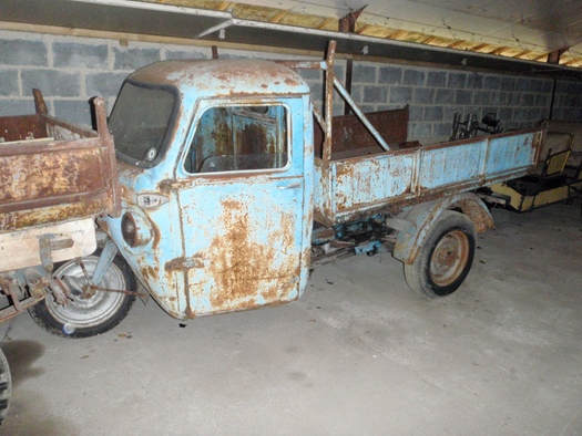 1955 Moto Guzzi Ercole ca tricycle motorbike oldtimer motorfiets te koop