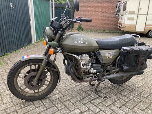 1985 Moto Guzzi V50 Nato oldtimer motorfiets te koop