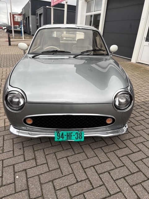 1991 Nissan 135 FIgaro grijsmetallic oldtimer te koop