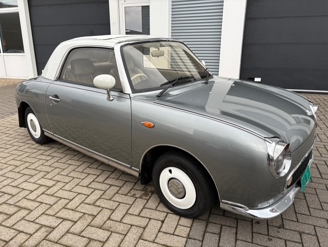 1991 Nissan 135 FIgaro grijsmetallic oldtimer te koop