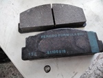  Remblokken Fiat  Seat  Autobianchi. oldtimer te koop