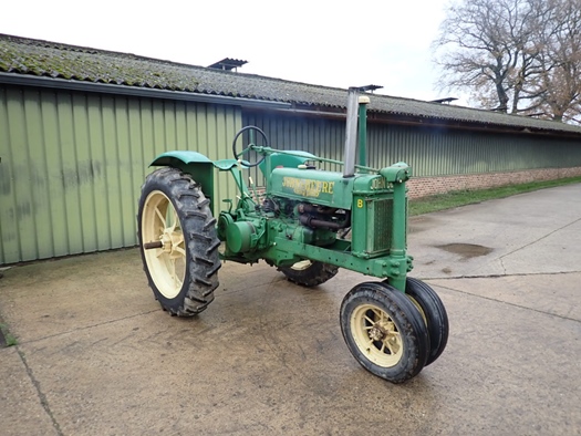 1936 John Deere B Unstyled, vooroorlogse oldtimer tractor te koop