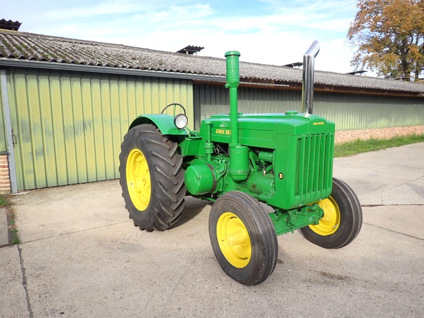 1948 John Deere D Styled with rare PTO oldtimer tractor te koop