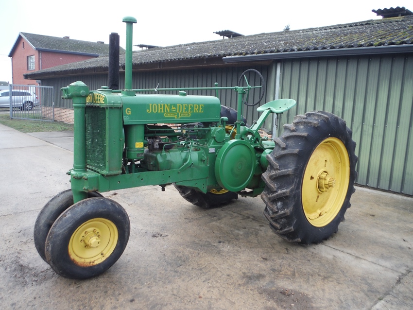 1938 John Deere G Unstyled, low radiator serial oldtimer tractor te koop