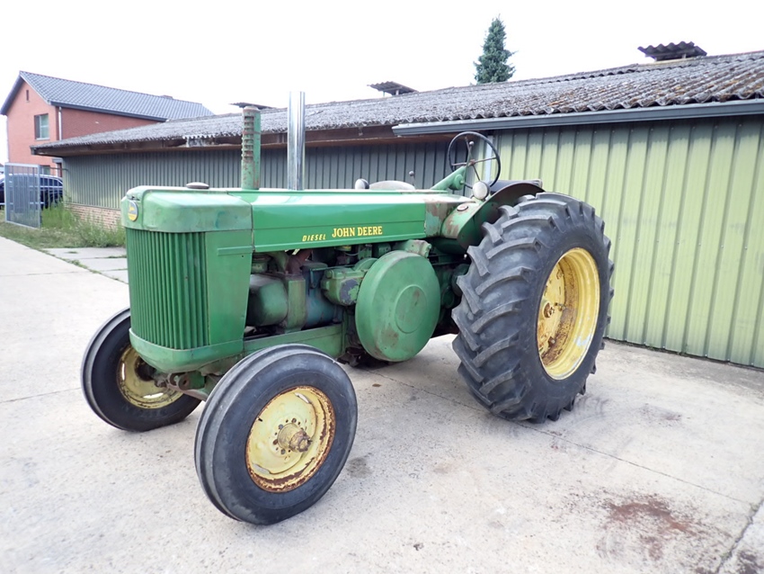 1950 John Deere R Diesel Pony start oldtimer tractor te koop