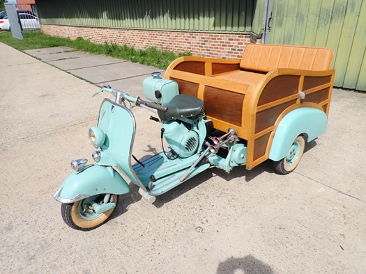 1953 Piaggio Acma Calessino, french APE 150 Calessino oldtimer te koop