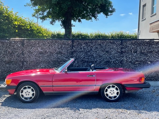 1986 Mercedes 560 SL R107 Roadster + Hardtop oldtimer te koop