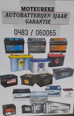 Autobatterijen en autoradiatoren oldtimer te koop