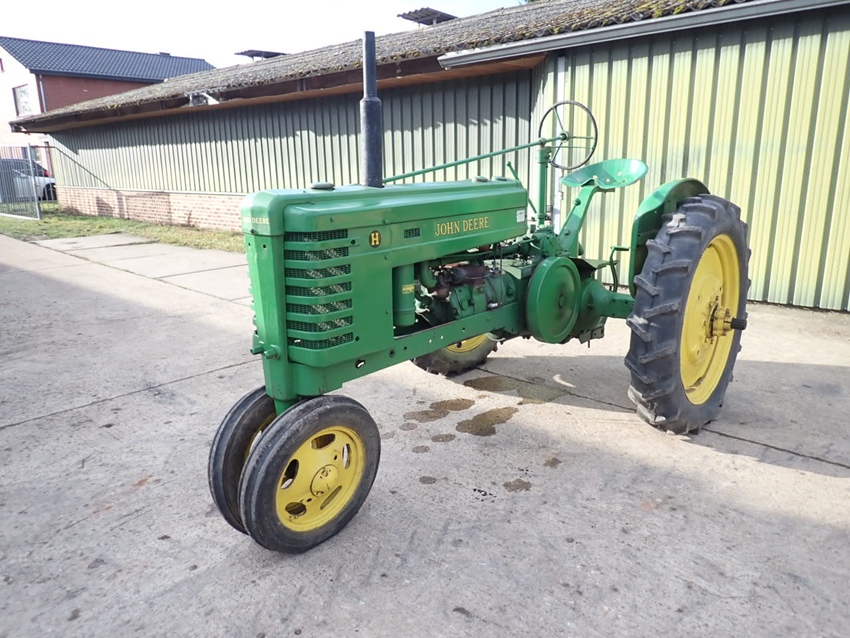 1941 John Deere H hand start. oldtimer tractor te koop