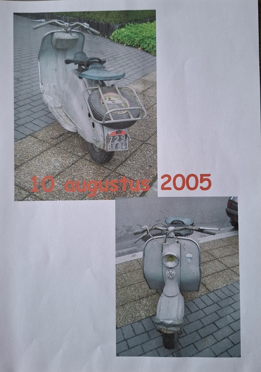 1951 Lambretta 125ld  oldtimer motorfiets te koop