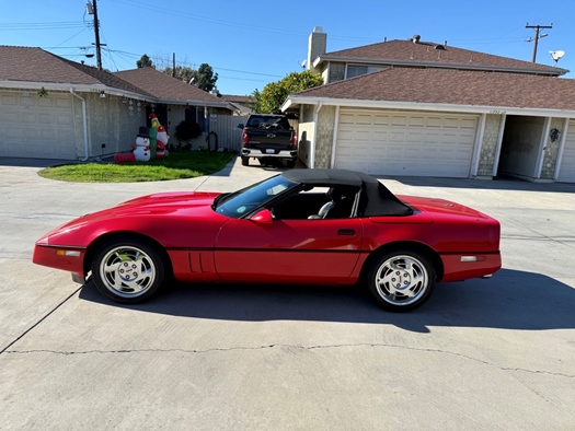 1990 Chevrolet Corvette Convertible C4 Red oldtimer te koop