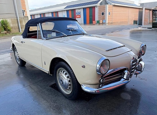 1962 Alfa Romeo Giulia Spider 1.6 oldtimer te koop